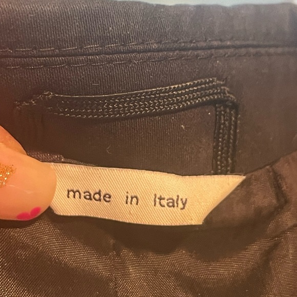 Max & Co Off Blk Fitted Women’s Blazer Imported from Italy fits like SZ 8 - Picture 7 of 12